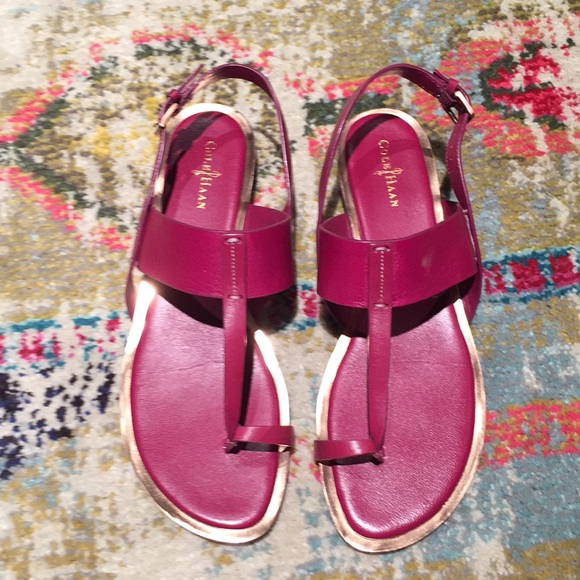 cole haan rose gold sandals
